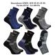 Men's pressure free Socks D&A Silver AGB-0 black