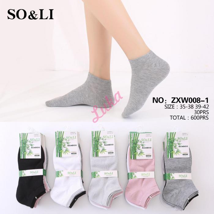 Women's low cut socks So&Li WP222