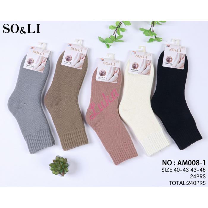 Women's Socks So&Li Alpaca AM008-2