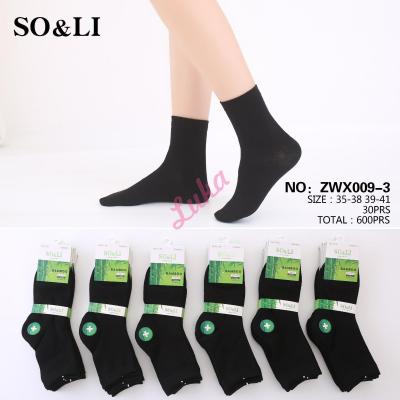 Women's Socks So&Li bambusowe ZXW009-2