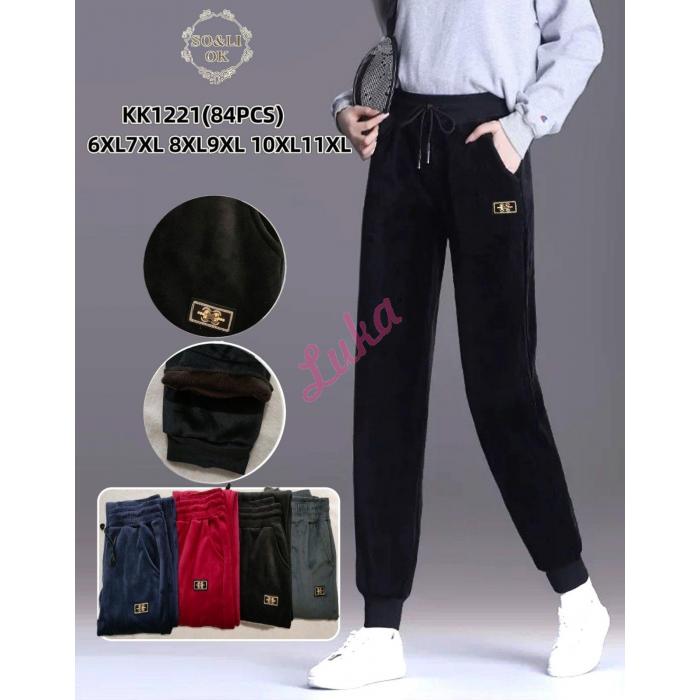 Spodnie damskie So&Li KK1220 Grube