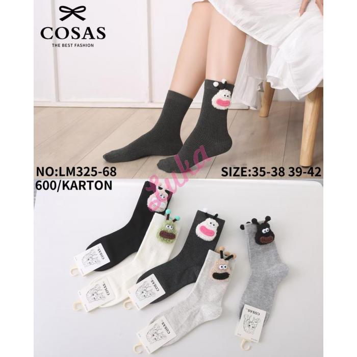 Women's low cut socks Cosas LM325-19