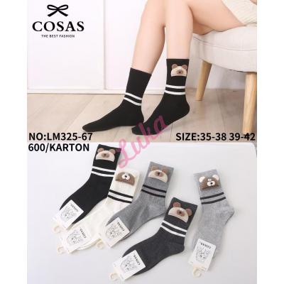 Women's low cut socks Cosas LM325-68