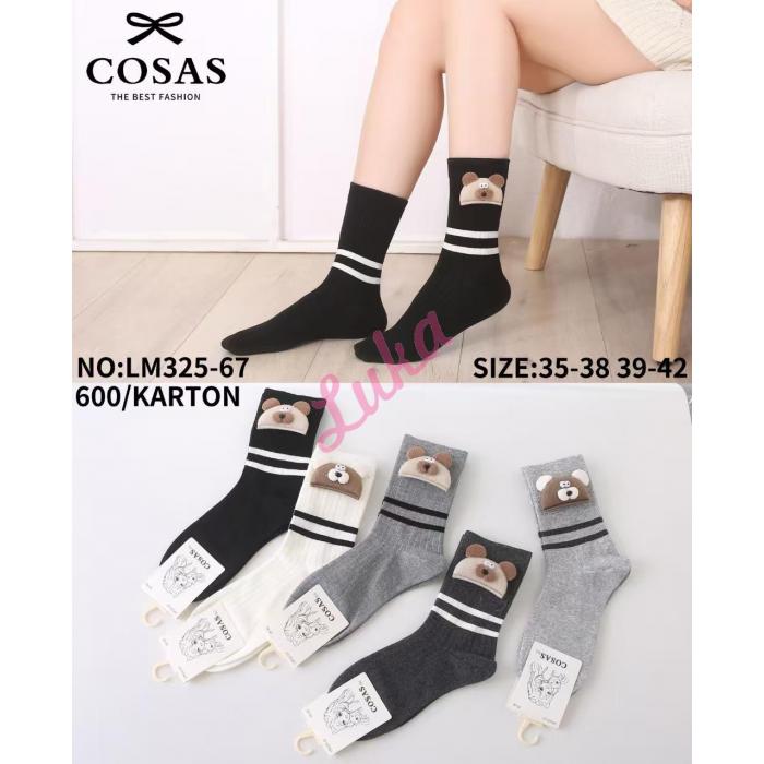 Women's low cut socks Cosas LM325-68