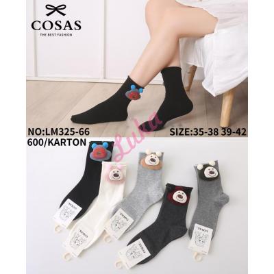 Women's low cut socks Cosas LM325-67
