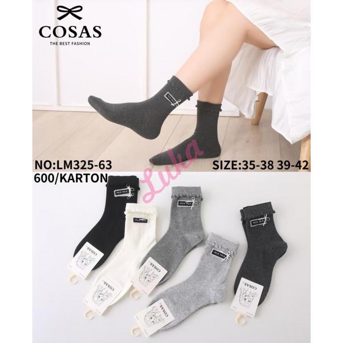 Women's low cut socks Cosas LM325-64