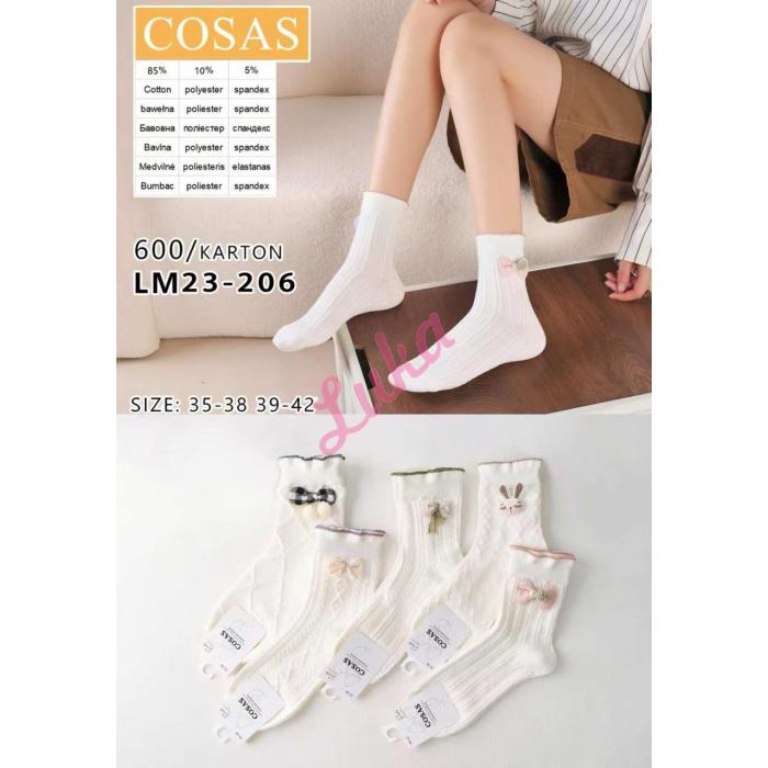 Women's low cut socks Cosas LM325-60