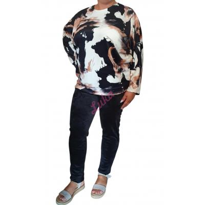 Women's Blouse Polska DES-161 Kimono welur