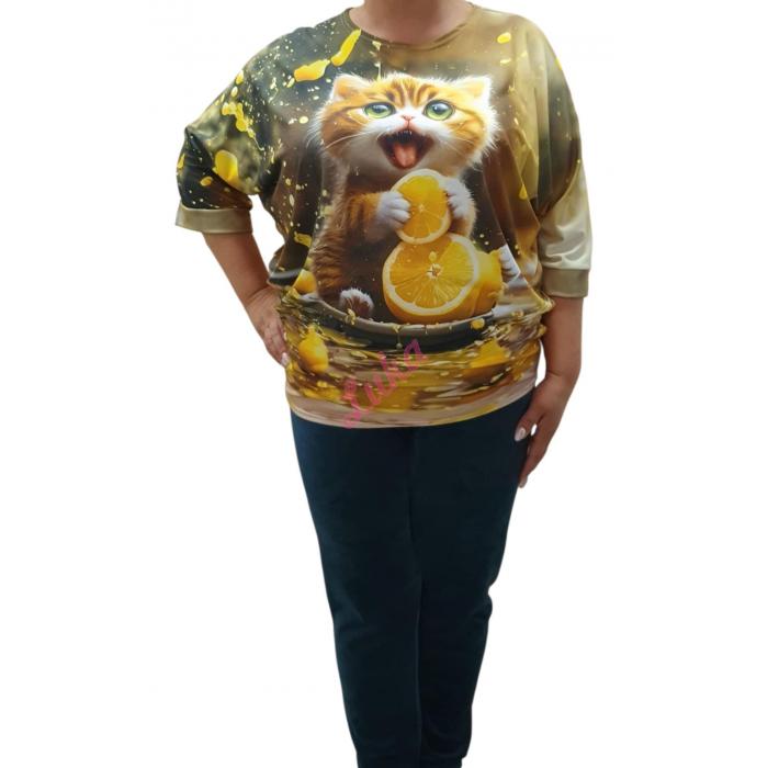 Women's Blouse Polska DES-162 Kimono welur