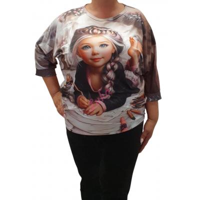 Bluzka damska Polska DES-169 Kimono