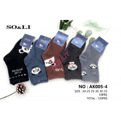 Kid's socks So&Li Thermo Mink AK005-4
