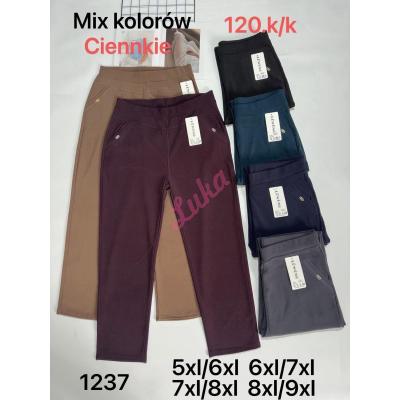 Spodnie damskie duże FYV LOWONG 1237