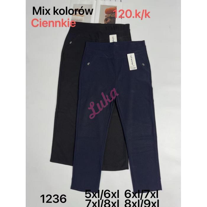 Spodnie damskie duże FYV LOWONG 1235