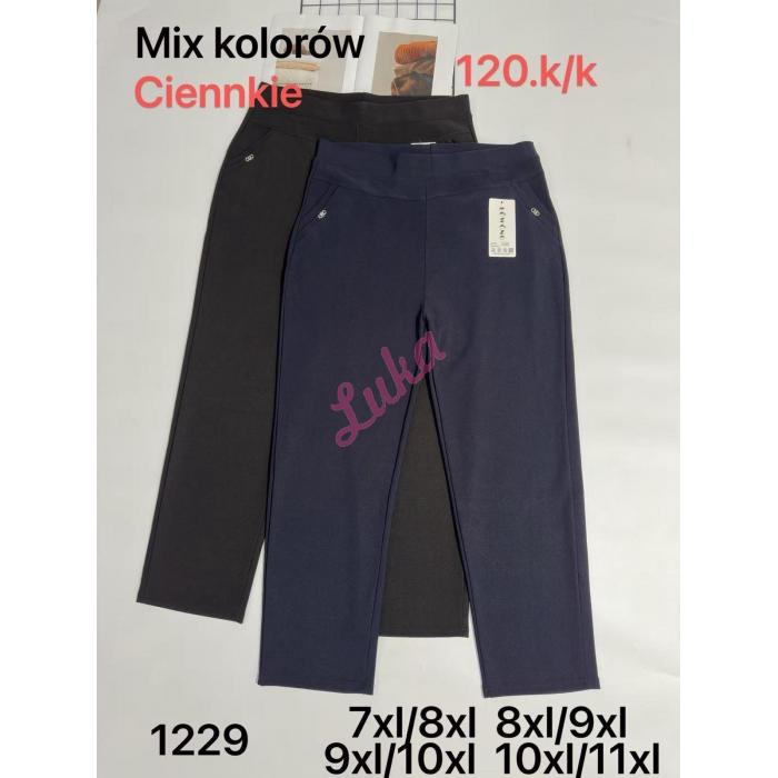 Spodnie damskie duże FYV LOWONG 1238