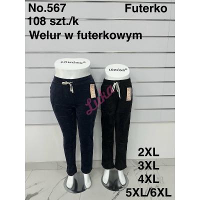 Spodnie damskie FYV LOWONG 567