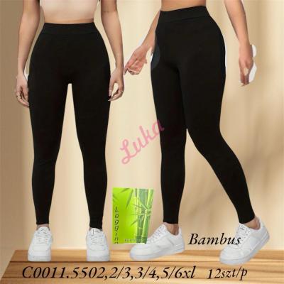 Legginsy damskie bambusowe 5502