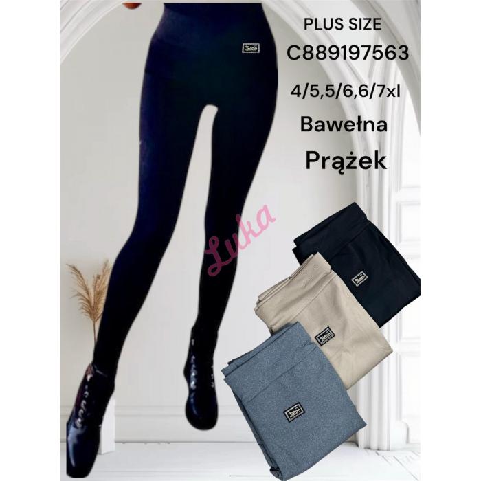 Legginsy damskie W5157 Ocieplane