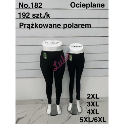 Legginsy damskie duże OCIEPLANE FYV 182