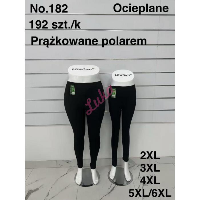 Legginsy damskie duże OCIEPLANE FYV 181