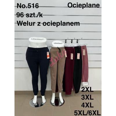 Spodnie damskie FYV LOWONG OCIEPLANE 516