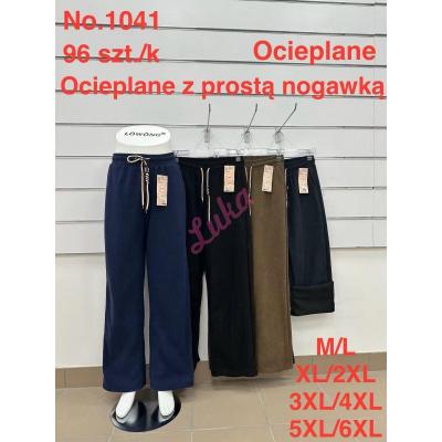 Spodnie damskie FYV LOWONG OCIEPLANE 1041