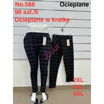 Spodnie damskie FYV LOWONG OCIEPLANE 588