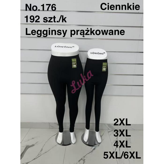 Legginsy damskie duże OCIEPLANE FYV 183