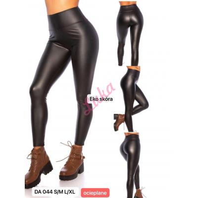 Legginsy damskie czarne OCIEPLANE DA099