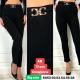 Women's black leggings WARM 8062