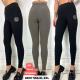 Women's black leggings WARM 85163