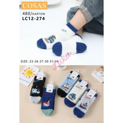 Kid's socks Cosas LC12-274 MINK