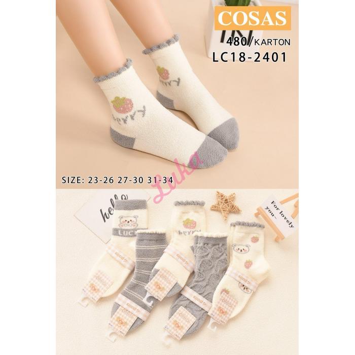 Kid's socks Cosas LC12-274 MINK