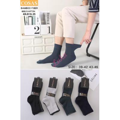 Men's bamboo socks Cosas 40LB19-35