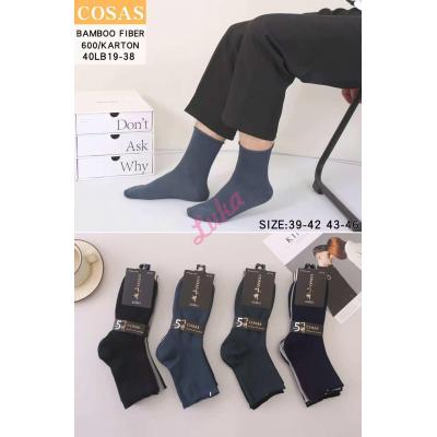 Men's bamboo socks Cosas 40LB19-38