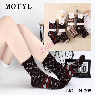 Skarpety damskie Motyl LN309