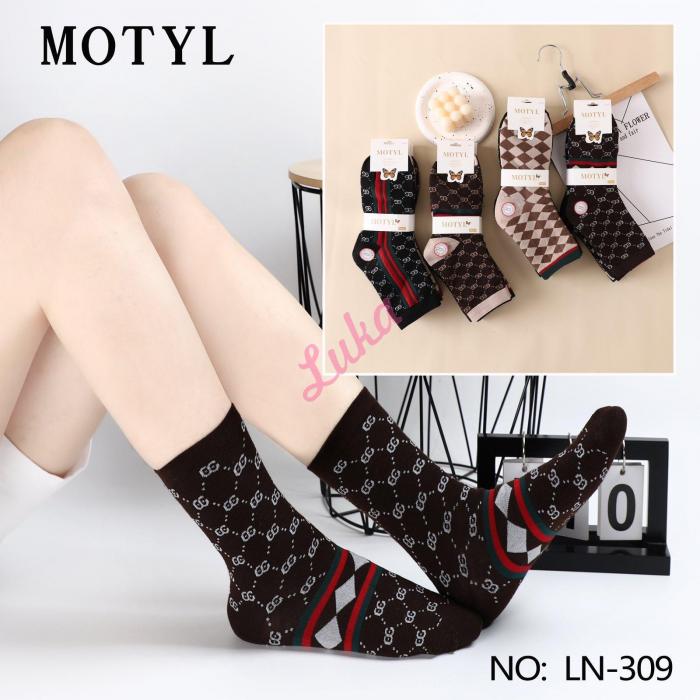 Women's socks Motyl LN307
