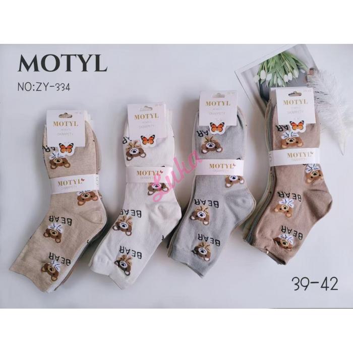 Skarpety damskie Motyl ZY-337