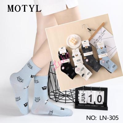 Skarpety damskie Motyl LN305