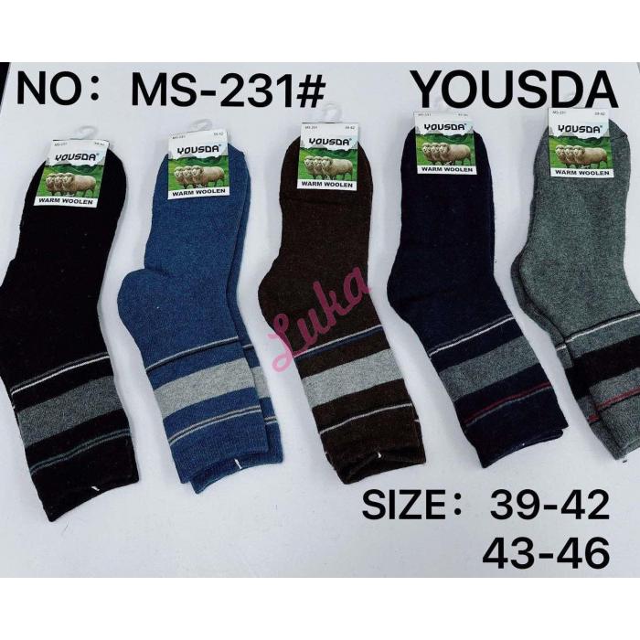 Men's Sokcks WOOL Yousda MS-236