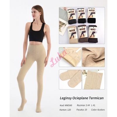 Legginsy damskie ocieplane Alina WW549