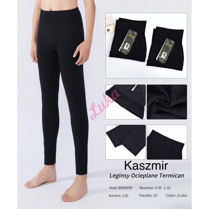 Legginsy damskie ocieplane Alina WW549