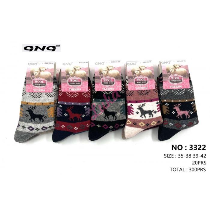 Skarpety damskie WOOL GNG 3319