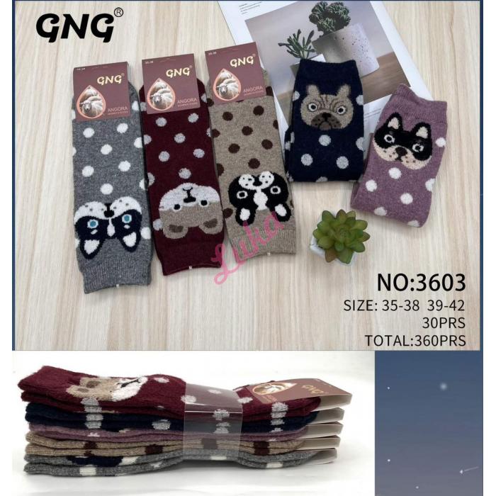 Skarpety damskie WOOL GNG 3606