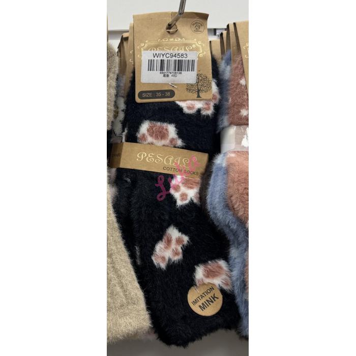 Women's MINK Socks Pesail WJYQ94583