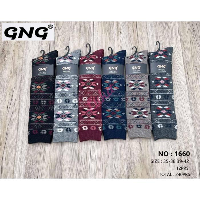 Women's Underknee Socks MERINO WOOL Alina BL6001F-2