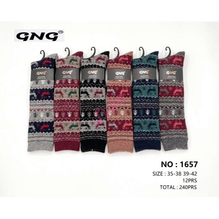 Women's Underknee Socks ANGORA GNG 1659