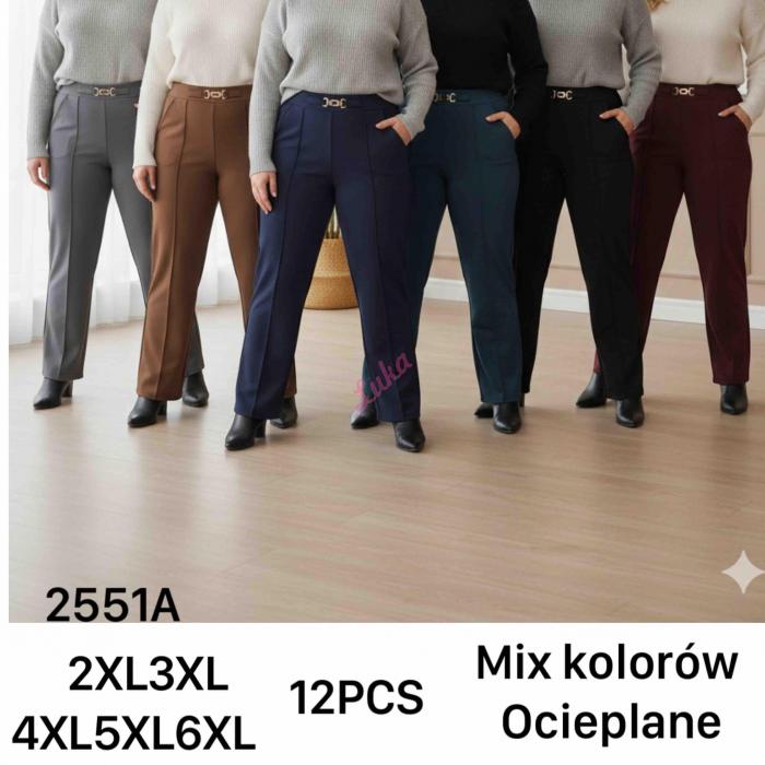 Spodnie damskie OCIEPLANE 2537A