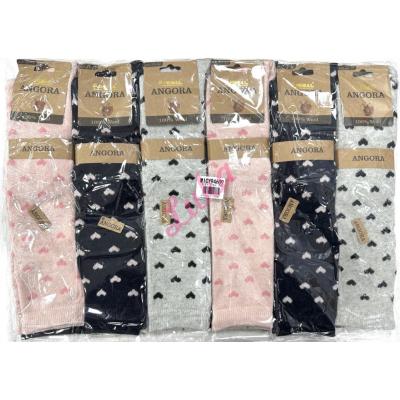 Women's ANGORA Under knee Socks PESAIL 94609