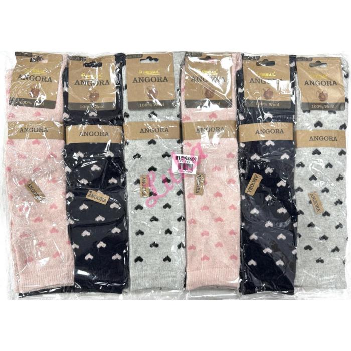 Women's ANGORA Under knee Socks PESAIL 94714