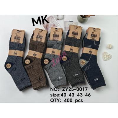 Men's socks M&K ZY25-0016 ANGORA